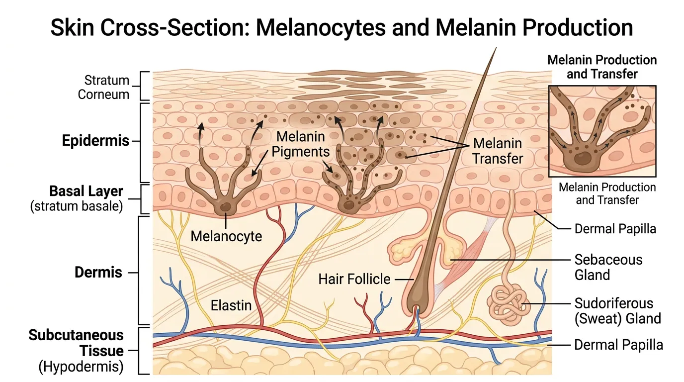 What Is Pigmentation Illustration